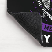 私は衣服紫の私の母の記憶てんかんアワレネ マウスパッド (コーナー)