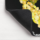 私は衣服黄色の人の自殺恋しく思予防のために マウスパッド (コーナー)