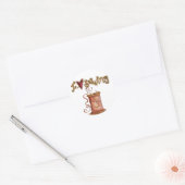 私は裁縫シールが大好き ラウンドシール (封筒)