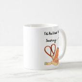 私は裁縫 コーヒーマグカップ (正面右)