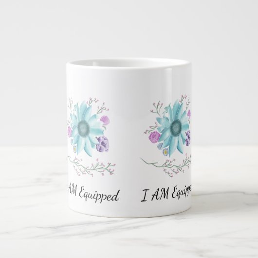 私は装備された専門マグカップ ジャンボコーヒーマグカップ (正面)