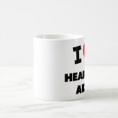 私は補聴器を愛します コーヒーマグカップ (中央)