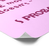 私は複数のスクレロスを持っている… ポスター (角)