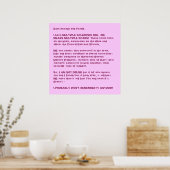 私は複数のスクレロスを持っている… ポスター (キッチン)