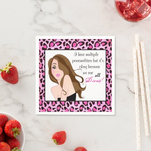 私は複数の人格を持っている…私たちは全てダイバだ！ スタンダードカクテルナプキン (インサイチュ)