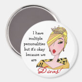 私は複数の人格を持っている…私たちは全てディバスだ! マグネット (正面/裏面)