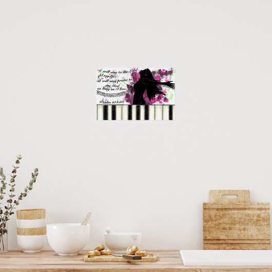 私は褒める ポスター (キッチン)