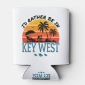 私は西フロリダ州の鍵に行きたい鍵 缶クーラー (裏面)