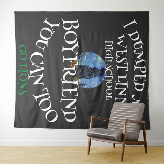 私は西中高校の彼氏を捨てた タペストリー (インサイチュ(横))