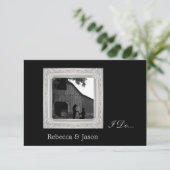 私は西部のカントリー婚約パーティ 招待状 (スタンド正面)