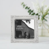 私は西部のカントリー婚約パーティ 招待状 (スタンド正面)