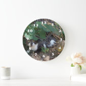 私は見えない猫だ ラージ壁時計 (ホーム)