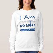 私は見えなくないですこれ以上-スエットシャツ スウェットシャツ (正面)