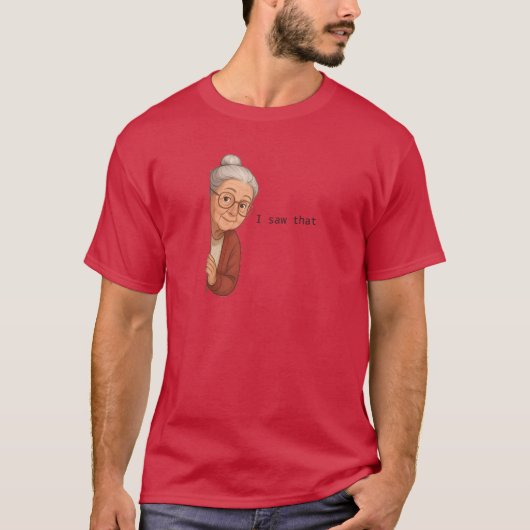 私は見た Tシャツ (正面)