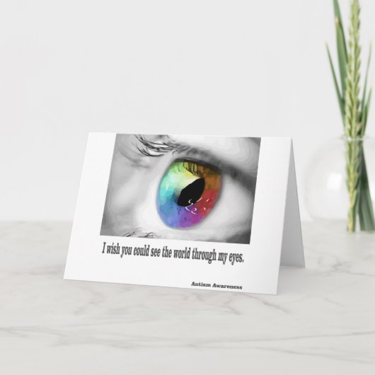 私は見ることができることを望みます カード (正面)