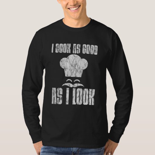 私は見るだけ調理師良い – Tシャツ (正面)