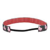 私は見信じえないピンクのユニコーンで。 アスレチックヘッドバンド (裏面)