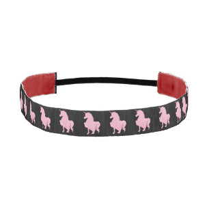 私は見信じえないピンクのユニコーンで。 アスレチックヘッドバンド