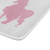 私は見信じえないピンクのユニコーンで。 カッティングボード (角)