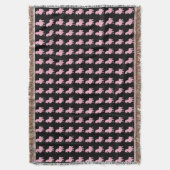 私は見信じえないピンクのユニコーンで。 スローブランケット (正面縦)