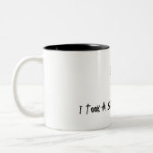 私は見来た、コーヒのマグ ツートーンマグカップ (左)