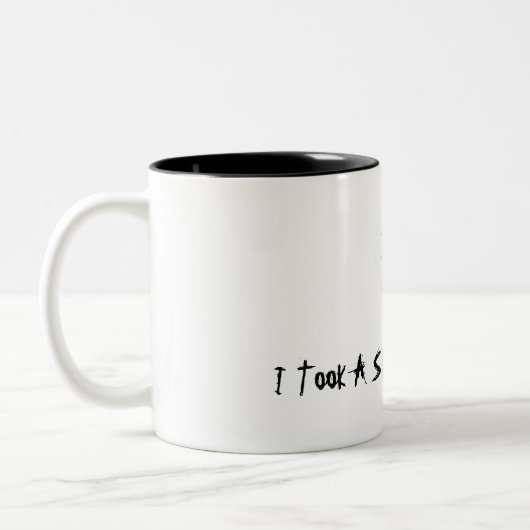 私は見来た、コーヒのマグ ツートーンマグカップ (左)
