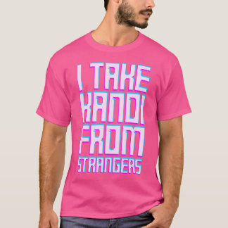 私は見知らぬ人のダブステップ音楽Edm RaveからKandiを受け取る Tシャツ