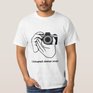 私は見知らぬ人の写真を撮る Tシャツ