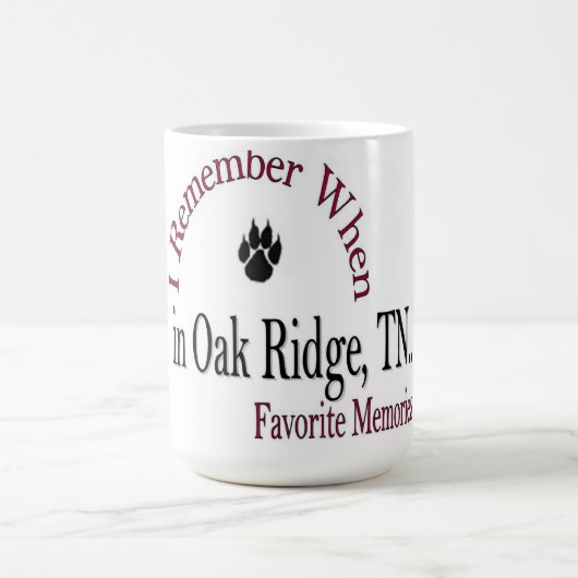 私は覚えています コーヒーマグカップ (中央)