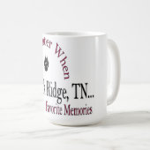 私は覚えています コーヒーマグカップ (正面右)