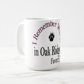 私は覚えています コーヒーマグカップ (正面左)