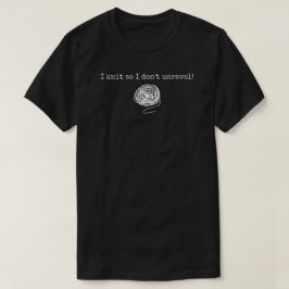 私は解けないように編む Tシャツ
