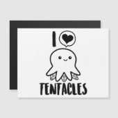 私は触手TシャツかわいいタコTシャツ大好き (正面/裏面)