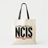 私は言いますだれでもNCISの代理店を傾きます トートバッグ (正面)
