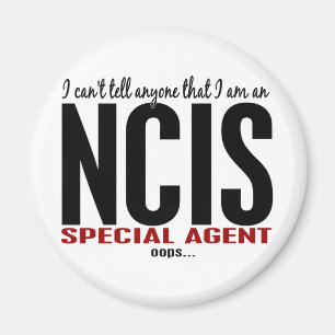 私は言いますだれでもNCISの代理店を傾きます マグネット