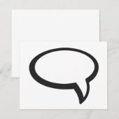 私は言います… 招待状の基盤 招待状 (正面/裏面)