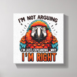 私は言い争っていない キャンバスプリント