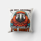 私は言い争っていない クッション (裏面)