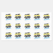 私は言い争っているのではなく、なぜ私が正しいのか説明しているだけだ ラベル (シート)