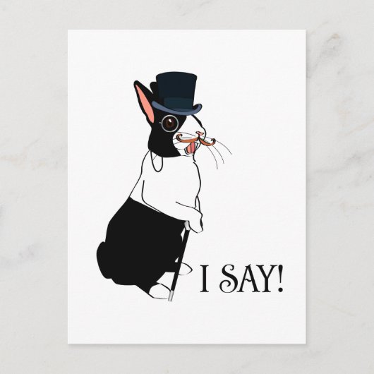 私は言う ポストカード (正面)