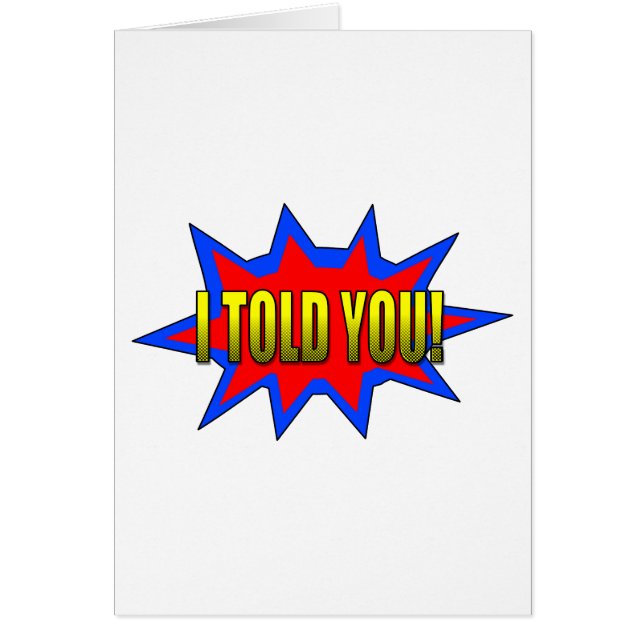 私は言った (正面)