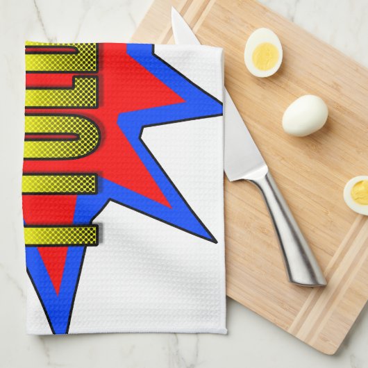 私は言った キッチンタオル (四つ折り)