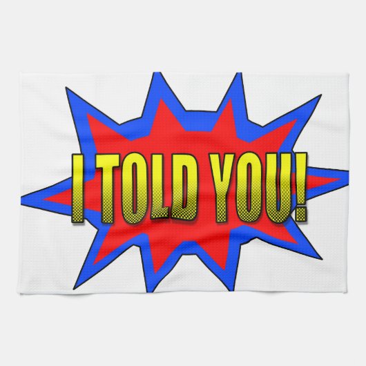 私は言った キッチンタオル (横)