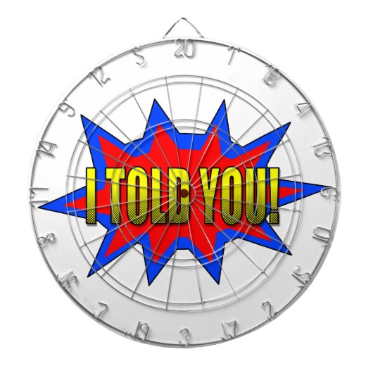 私は言った ダーツボード (正面)