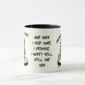 私は言わない、約束 – Standup Comedy Notebook マグカップ (中央)