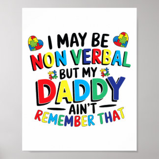 私は言葉を使わないかもしれないが、私のパパは ポスター