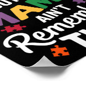 私は言葉を使わないかもしれないが、私のママは覚えていない ポスター (角)