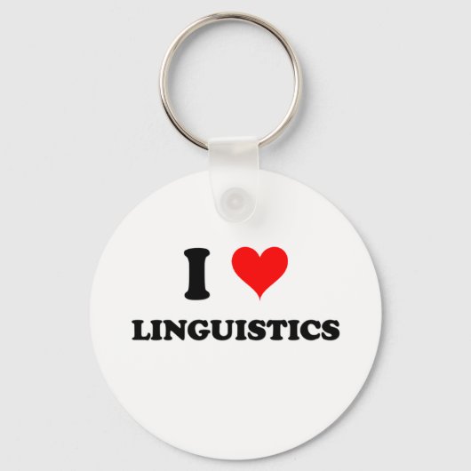 私は言語学が大好き キーホルダー (正面)