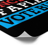 私は計画の概念を持っている投票Blue Kamala Harris ポスター (角)