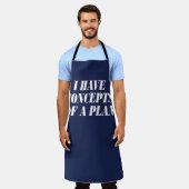 私は計画の概念を持っている エプロン (着用した状態)
